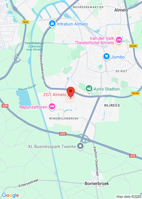 Google maps afbeelding voor Spoedpost Almelo